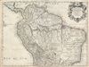 1703 Delisle Map of Northern South America (Brazil, Peru, Columbia, Venezuela)