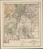 1909 Berthrong / General Land Office Map of the New Mexico Territory