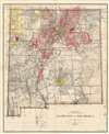 1896 Morton and General Land Office Map of the New Mexico Territory
