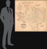1958 Hoffman / Walker Pictorial Historical Wall Map of Texas