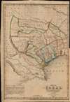 1836 James / Lee Map of the Republic of Texas in the Year it was Founded