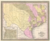 1849 Mitchell Map of Texas