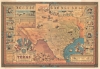 A Historical Map of Texas Beginning with the Spanish Explorations. - Main View Thumbnail