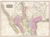 1818 Pinkerton Map of the American Southwest ( California, Louisiana,  New Mexico, Texas )