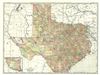 1892 Rand McNally Map of Texas