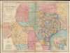 Richardson's New Map of the State of Texas including Part of Mexico. - Main View Thumbnail