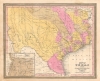 1846 Williams / Mitchell Map of Texas at fullest