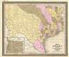 1849 Mitchell Map of Texas (at fullest extent)