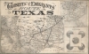 1877 Rand McNally 'Colonists and Emigrants' Map of Texas