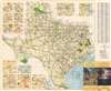 1941 Stene Highway Map of Texas