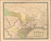 1842 Greenleaf Map of the Republic of Texas w/Grants