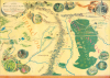1971 Baynes Map of the Hobbit Bilbo's Journey through Eriador and Rhovanion (First Trade Printing)