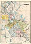 1928 Peiyang Press City Plan or Map of Tientsin (Tianjin), China