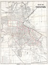 1941 Peiyang Map of Tientsin or Tianjin, China