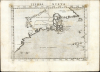 1561 Ruscelli Map of New England and the Maritimes (A true 1561 First Issue)