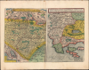 1595 Ortelius Map of Tyrolean Alps, Trieste, Istria and Environs