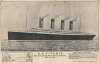 1912 Tichnor Brothers Memorial View of the S.S. Titanic