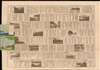 1926 Taisho 15 Japanese Panorama Map of the Tokaido Road, Japan (with Mt. Fuji)