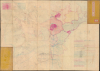 1880 Naoha Shuhei Plan or Map of Tokyo, Japan