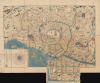 1845 Murataya City Map of Edo (Tokyo), Japan