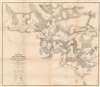 1864 Howell Map of the U.S. Civil War Battles of Totopotomoy or Bethesda Church