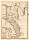 1653 Rhodes Map of Tonkin, Vietnam - first significant specific map of Vietnam!