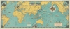 1943 Ernest Dudley Chase Map of the World During World War II