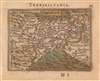 1595 Ortelius Epitome Map of Transsylvania (old color)