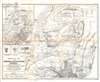 1868 Jeppe and Petermann Map of the Transvaal, South Africa