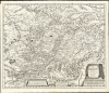 1725 Renier and Josue Ottens Map of Transylvania
