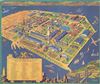 1940 Taylor View Map of Treasure Island, San Francisco (Golden Gate International Exposition)