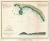 1851 U.S. Coast Survey Chart or Map of Trinidad Bay, California