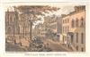 1862 Valentine View of Trinity Church (Financial District), New York City