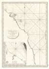 1798 Depot de la Marine Nautical Map or Chart of Coast of Vietnam