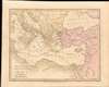 1798 Wilkinson Map of the Eastern Mediterranean w/ tracks of Greek Heroes