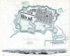 1840 S.D.U.K. Map or City Plan of Toulon, France