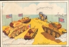 1943 Victory House WWII Farsi Propaganda Broadside Tunisian Campaign