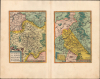 1595 Ortelius Map of Thuringia and Misniae (Saxony), Germany