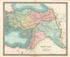 1831 Dower / Teesdale Map of the Near East; Turkey, Syria, Iraq, Armenia