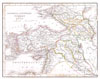 1835 Bradford Map of Turkey in Asia and the Caucases