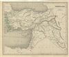 1845 Chambers Map of Turkey in Asia