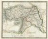 1835 Hall Map of Turkey in Asia