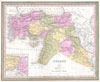 1849 Mitchell Map of Turkey ( Iraq, Syria, Palestine )