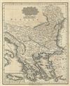 1828 Malte-Brun Map of Turkey in Europe, Greece and the Balkans