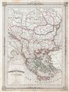1852 Vuillemin Map of Turkey in Europe and Greece