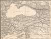 Carte der Europaeischen Tuerkey nebst einem Theile von Kleinasien in XXI. Blattern. - Alternate View 5 Thumbnail