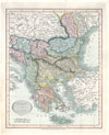 1836 Cary Map of Greece and the Balkans