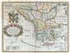 1712 Wells Map of Greece, the Balkans, Macedonia and Turkey in Europe