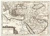 1700 Martineau Map of Arabia, Turkey, Persia and Greece