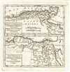 1749 Vaugondy Map of North Africa